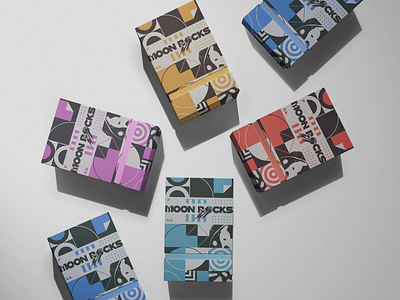 Moon Rocks Mini Packaging branding design packaging