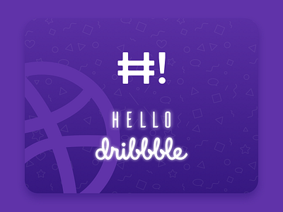 Hello Dribbble!