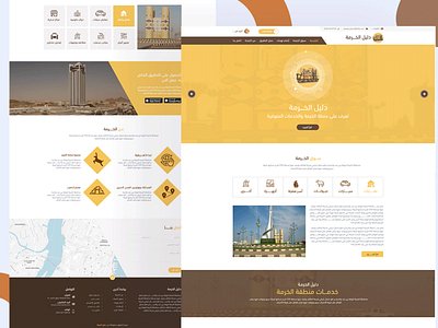 Guide site of saudia Arabia design ui ui ux design ui design