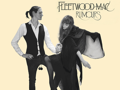 Fleetwood Mac - Rumours Parody album art classic design digital art fleetwood mac music art photoshop relationships relationships suck rumours whatever