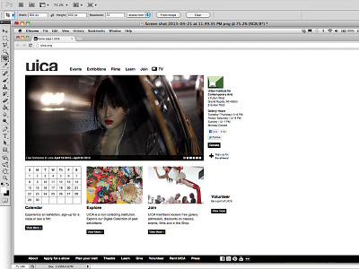 uica.org art layout website