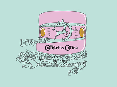 Cake cake design icon illustration logo vector