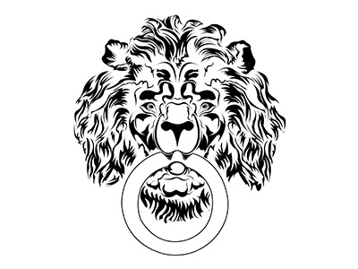 Lion 03 animals design icon illustration lion lion head logo stencil vector