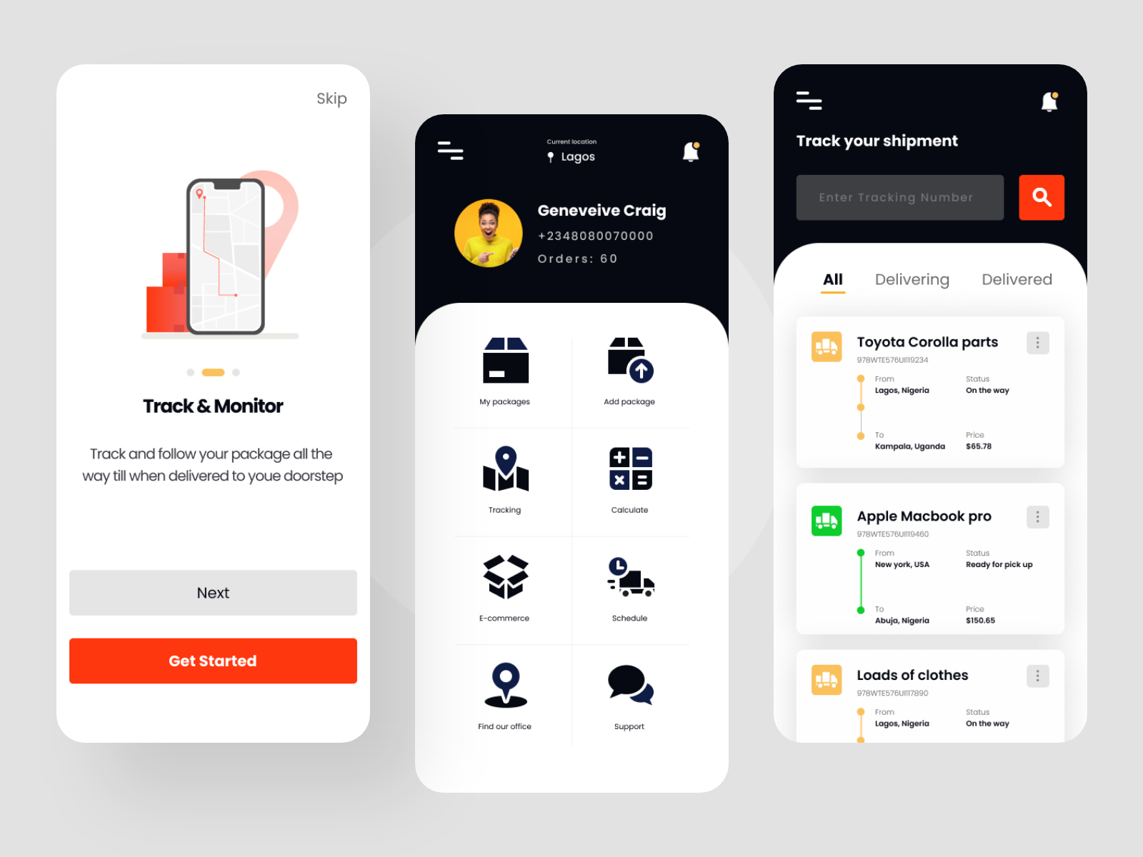 Logistiks: Logistics Mobile App by Emmanuel Ayobami on Dribbble