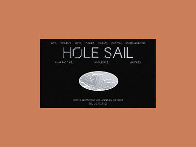 Hole Sail Concept Business Cards