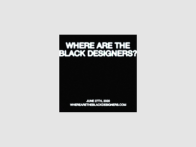 Where are the black designers?