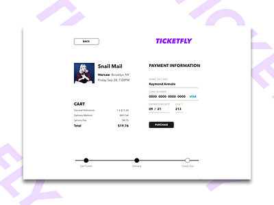 Daily UI #002 - Credit Card Checkout dailyui design ui