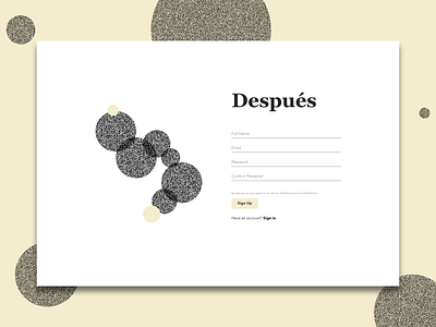 Daily UI #001 - Sign Up dailyui design despues ui