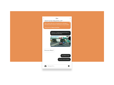 Daily UI #013 - Direct Messaging 013 dailyui design mentalhealth mindfulness ui