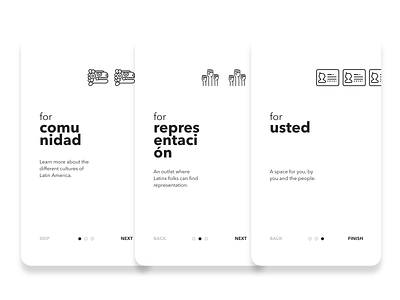 Daily UI #023 - Onboarding 023 dailyui design latinx ui
