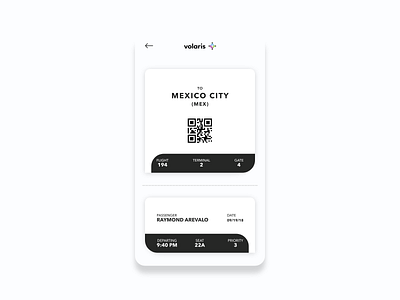 Daily UI #024 - Boarding Pass 024 dailyui design typography ui