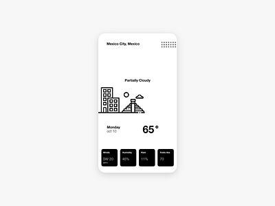 Daily UI #37 - Weather