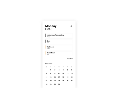 Daily UI #38 - Calendar 038 calendar dailyui ui