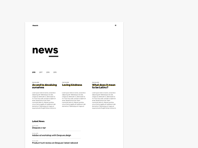 Daily UI #051 - Press Page