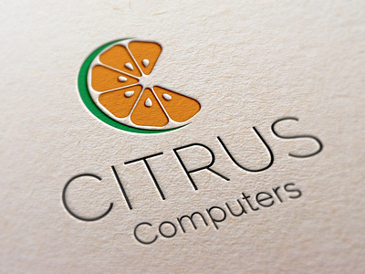 Citrus Computers design icon logo