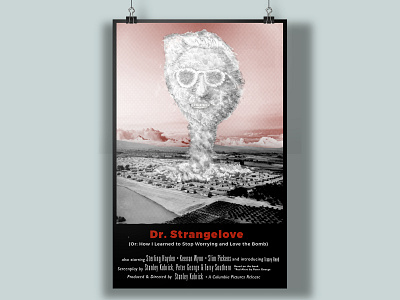 Dr Strangelove Poster design movie poster movies poster poster design