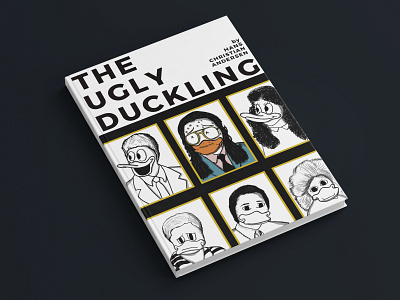 The Ugly Duckling Book Cover book book art book cover book cover art book cover design book cover mockup book covers book illustration cover art cover design design graphic design graphic designer graphicdesign illustration simple design type typographic design typography