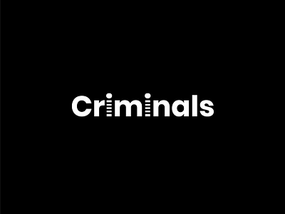 Criminals - Word Logo branding criminal design graphic design graphicdesign jail logo logo design logodesign logodesigner logodesigners logos logotype personal project type typedesign typeface typography vector wordmark