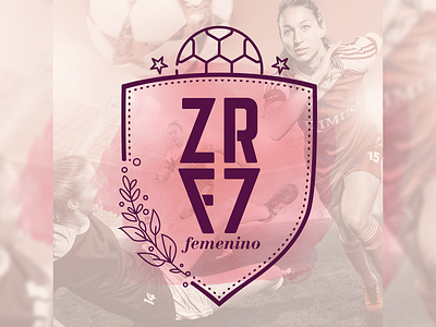 ZONA RETO (CHALLENGE ZONE) design girl logo soccer sports design vector women