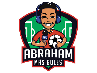 AMG character character design illustration kid logo logos soccer sport vector