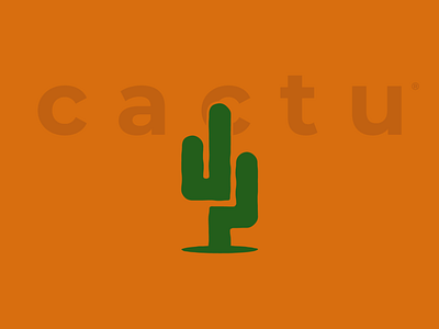 Cactu® Logo Concept 2d design flat illustrator inspiration logo simple