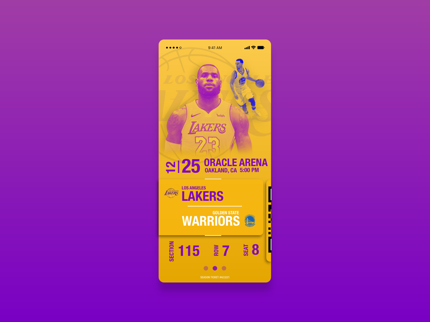 Lakers Season Ticket Concept by Anthony Lanza on Dribbble