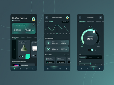 Smart Home App Concept ui