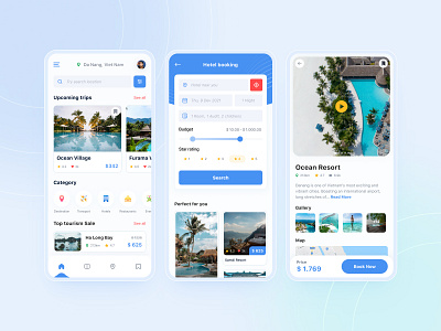 Travel App Concept ui