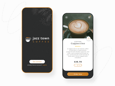 Coffee shop UI