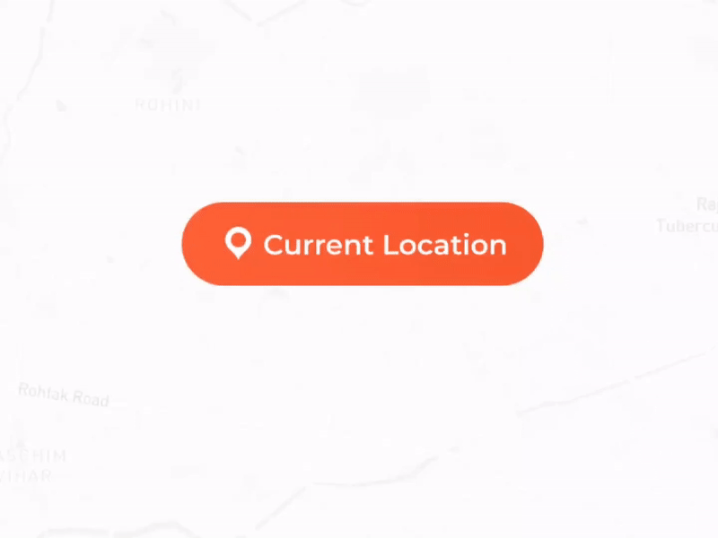 Current Location Micro-Interaction animation app design figma icons interaction design location microinteraction motion graphics ui uidesign uiux userinterface ux uxdesign visual design webdesign