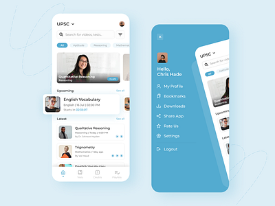 Competitive Exams Preparation Experience app app design application design examination figma interfacedesign ui uidesign uiux userinterface ux uxdesign webdesign