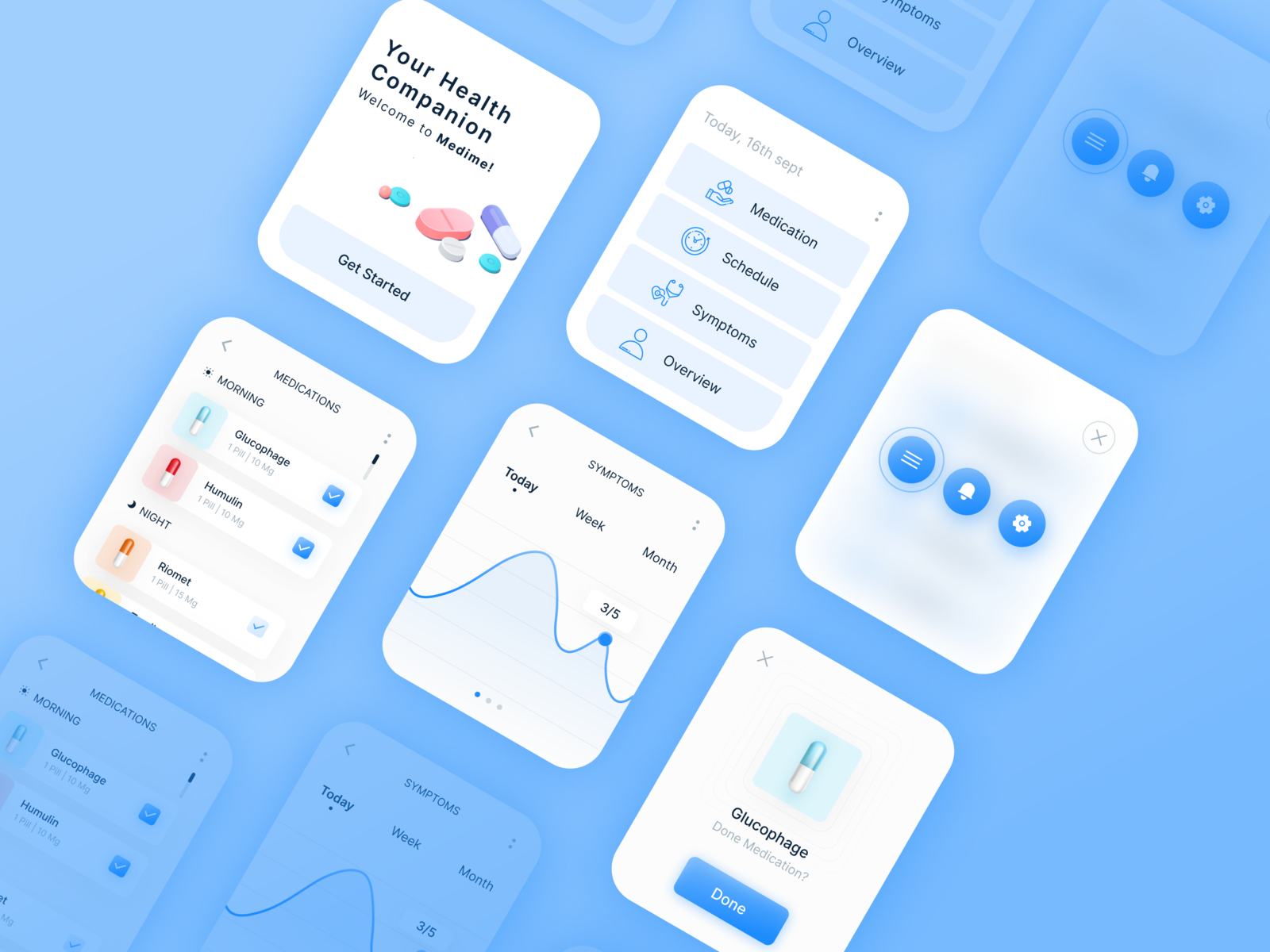 Medime - Medicine Reminder App, Smartwatch UI concept by Vinayak Gupta ...
