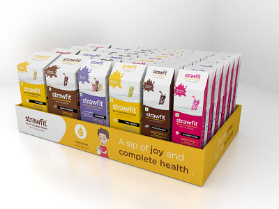 Category Unit for Strawfit 3d ai category unit design flat illustration illustrator minimal packaging packaging design strawfit vectors