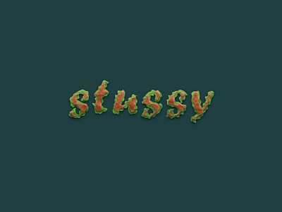 Stussy font font 插图 设计