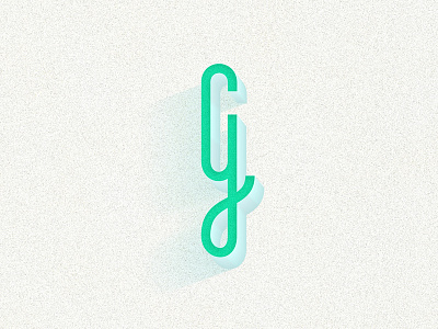 Tall Script G illustration lettering script texture typography