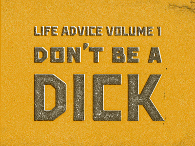 Life Advice
