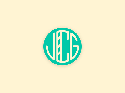 JCG Monogram branding icon identity lettering logo monogram slack type