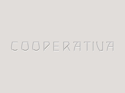 Cooperativa italy lettering signage typography