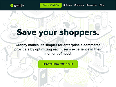 Granify Website ecommerce granify redesign startup web website