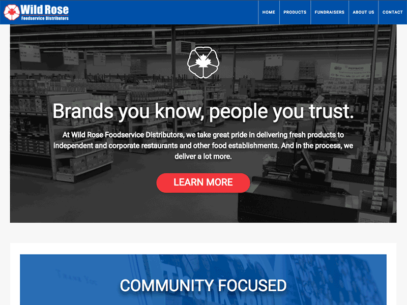 Wild Rose Food Service by Chris Murray on Dribbble