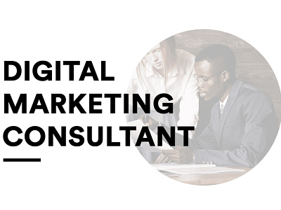 Digital Marketing Consultant Agency Web UI