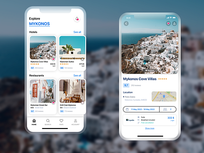 TRAVEL EXPLORE APP - UX DESIGN