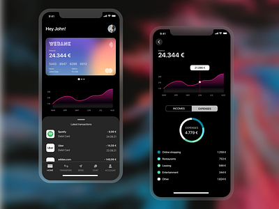 WE BANK APP - FINTECH UX DESIGN app bank bank app fintech ios ui ux