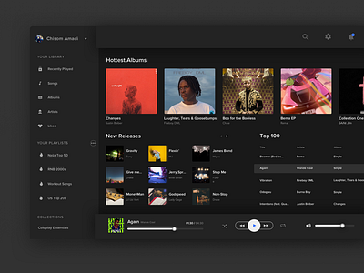 Music player (desktop version)