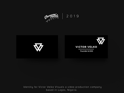 Victor Velko Visuals branding design identity logo