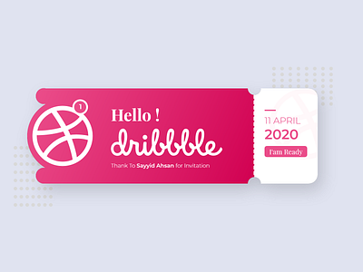 Hello Dribbble!