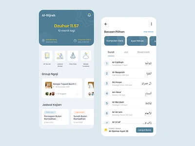 Al Hijrah App app design hajj islam minimal muslim muslimah muslims quran ui umrah ux