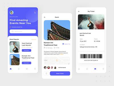 Festivals & Events App Explorations 🔥