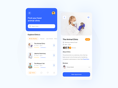 Pet Care - Veterinarian Mobile App 🔥 adoption animal care app care cat clean design dog minimal pet pet app petcare petshop ui ux veterinary