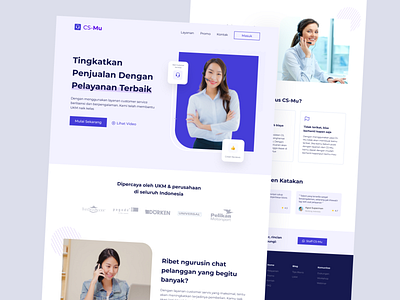 CSMu - Customer Service Landing Page 🔥